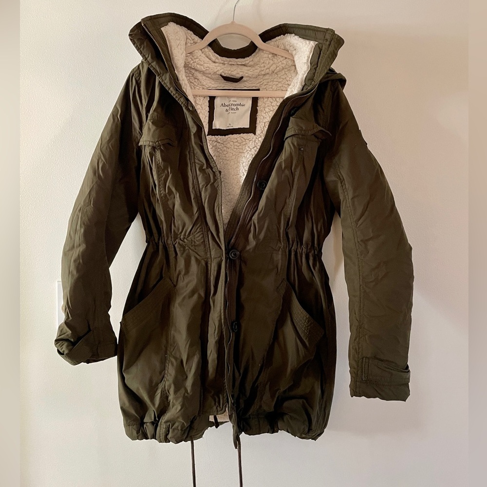 Abercrombie sherpa parka